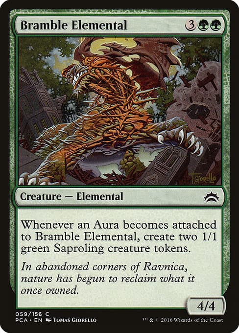 Bramble Elemental 2005 Magic: The Gathering Ravnica