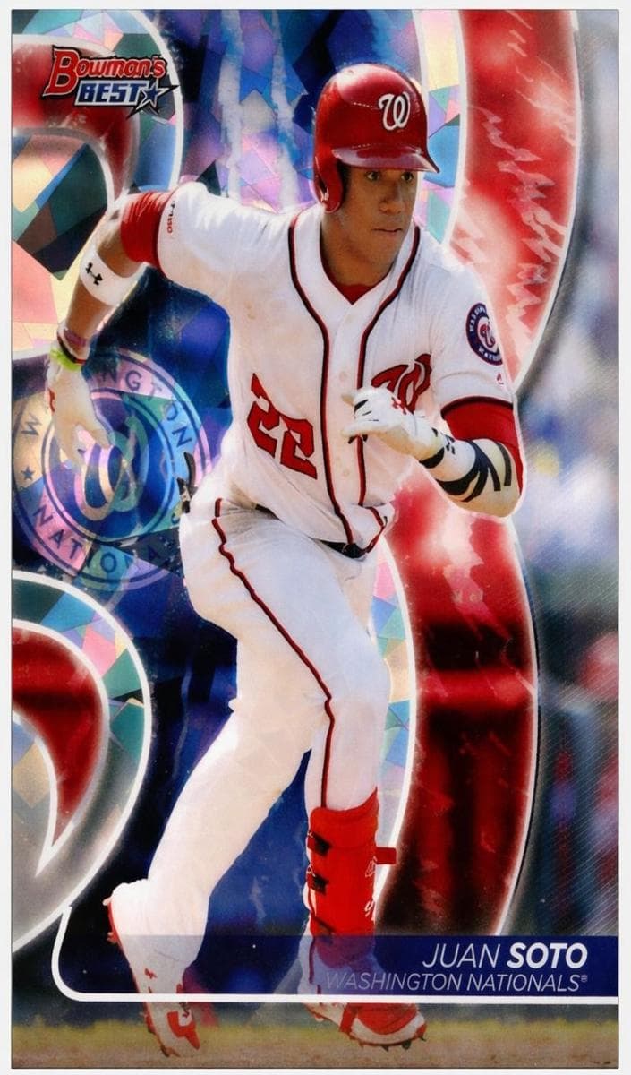 Juan Soto 2020 bowman Bowman's Best