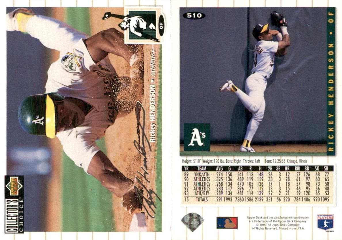 Rickey Henderson #510
