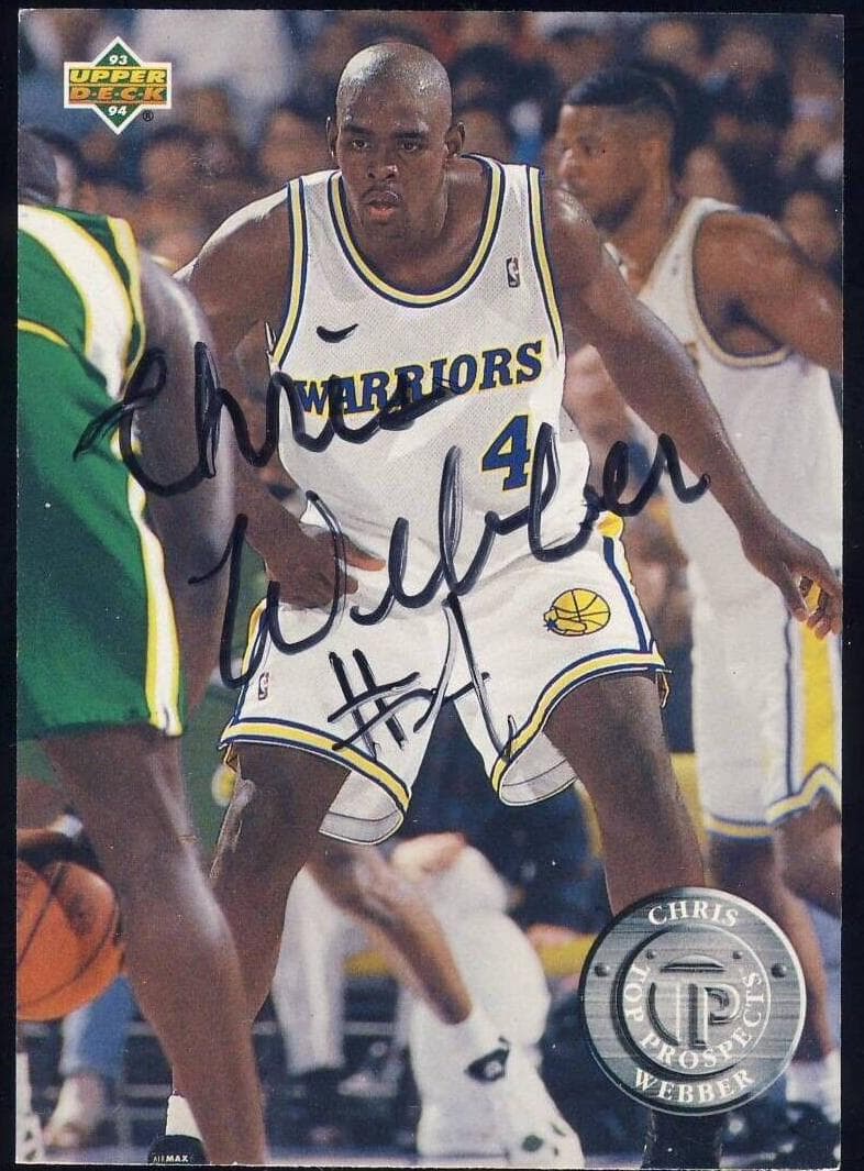 Chris Webber 1993 upper-deck Upper Deck