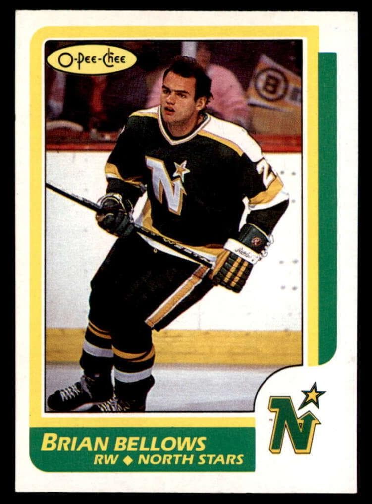 Brian Bellows 1986 topps O-Pee-Chee