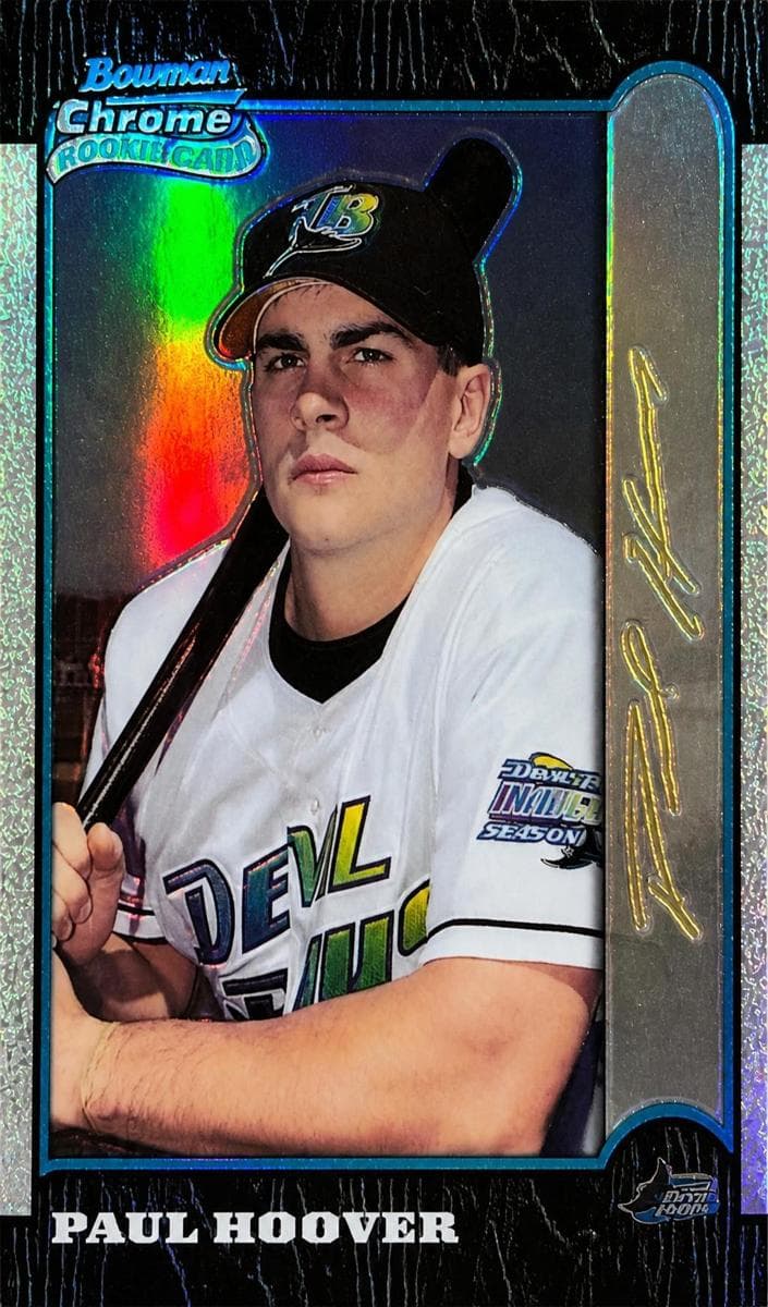 Paul Hoover 1999 bowman Bowman Chrome