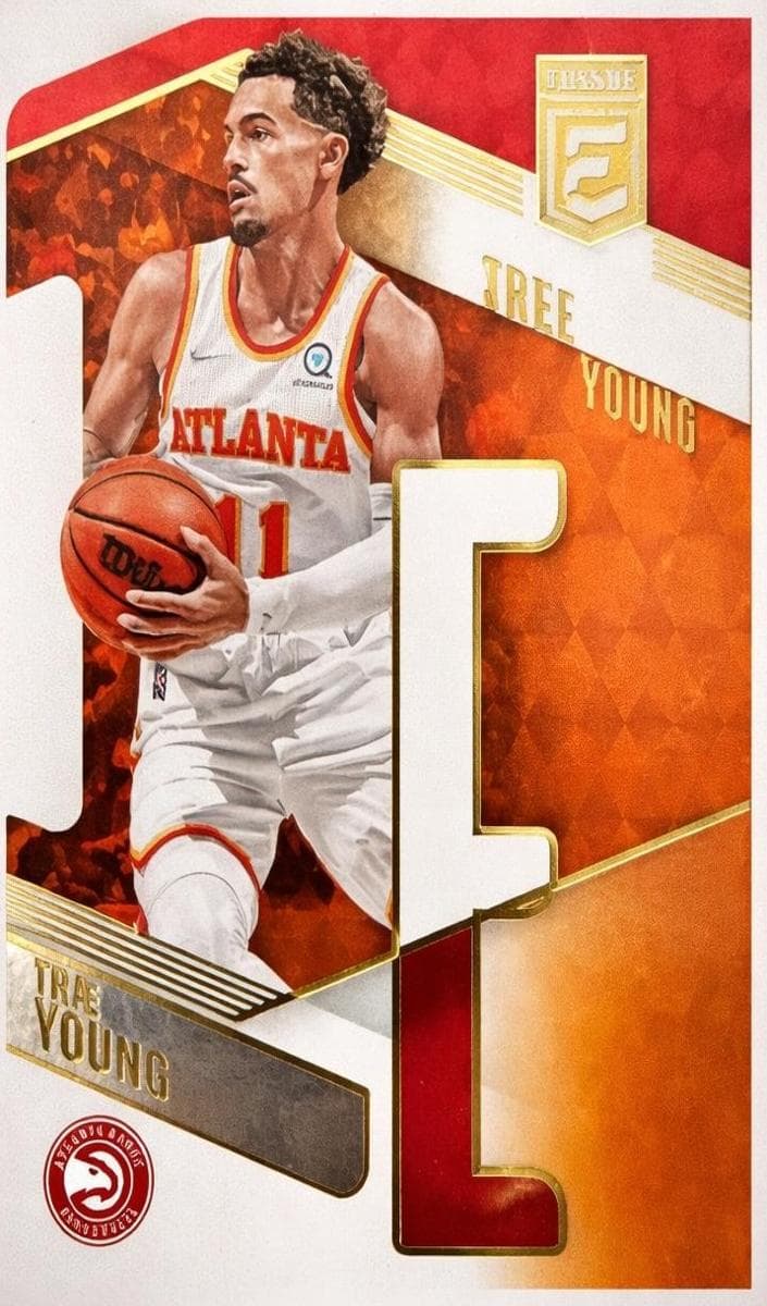 Trae Young 2022 panini Donruss Elite