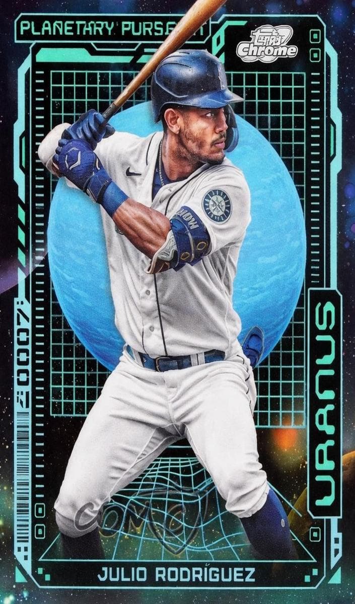 Julio Rodríguez 2023 topps Topps Cosmic Chrome