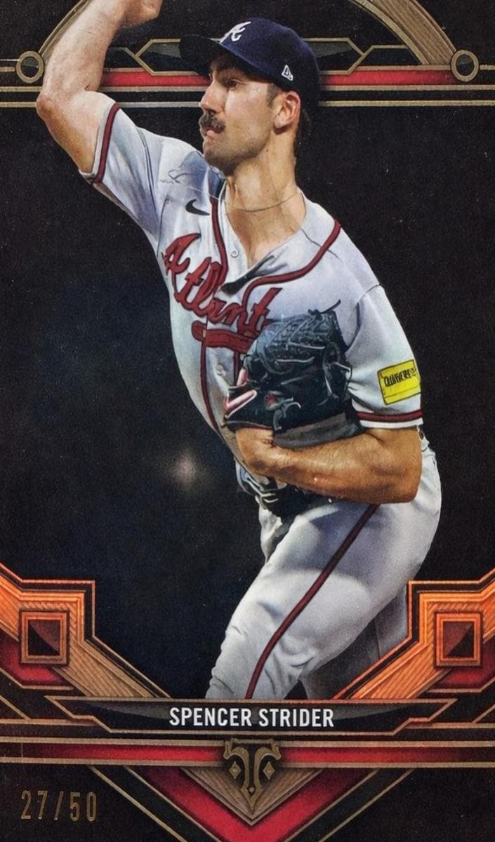 Spencer Strider 2024 topps Topps Triple Threads