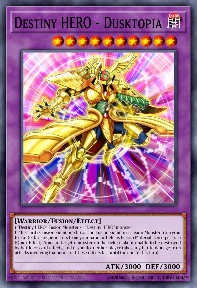 Destiny HERO - Dusktopia 2018 Yu-Gi-Oh! Legendary Hero Decks