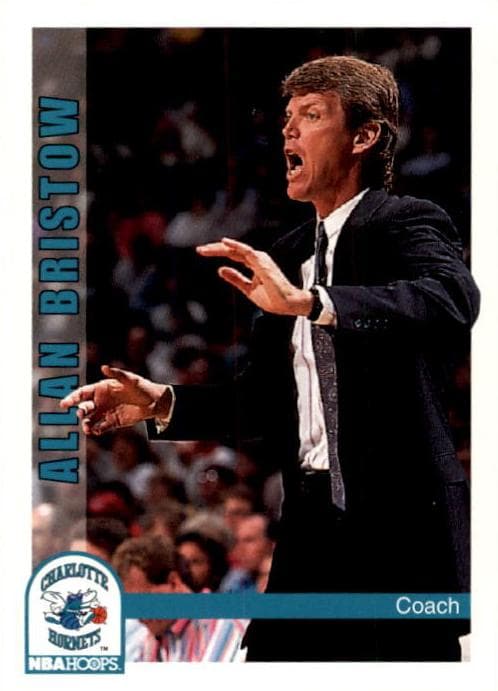 Allan Bristow 1992 panini Hoops