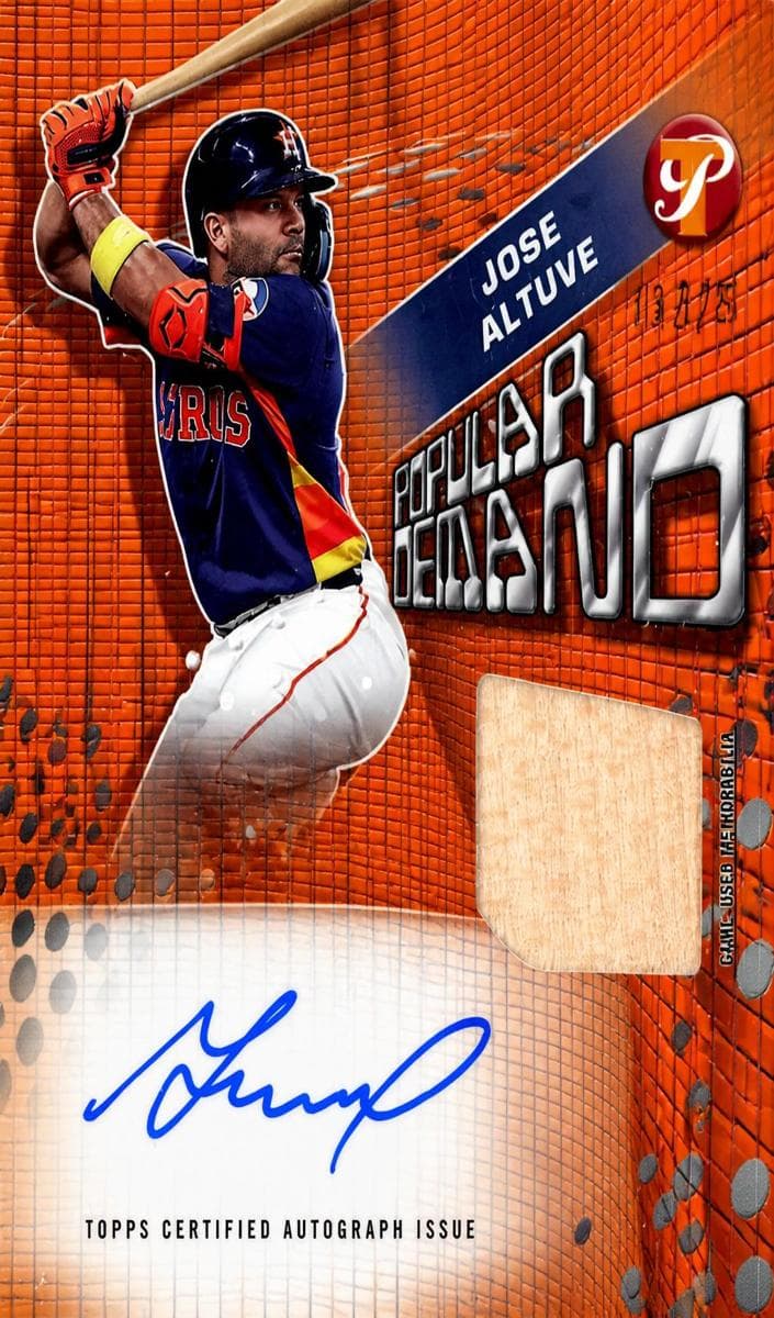 Jose Altuve 2025 topps Topps Pristine