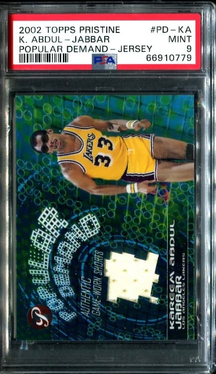 Kareem Abdul-Jabbar 2002 topps