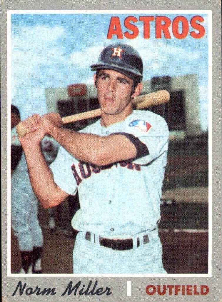 Norm Miller 1970 topps Topps