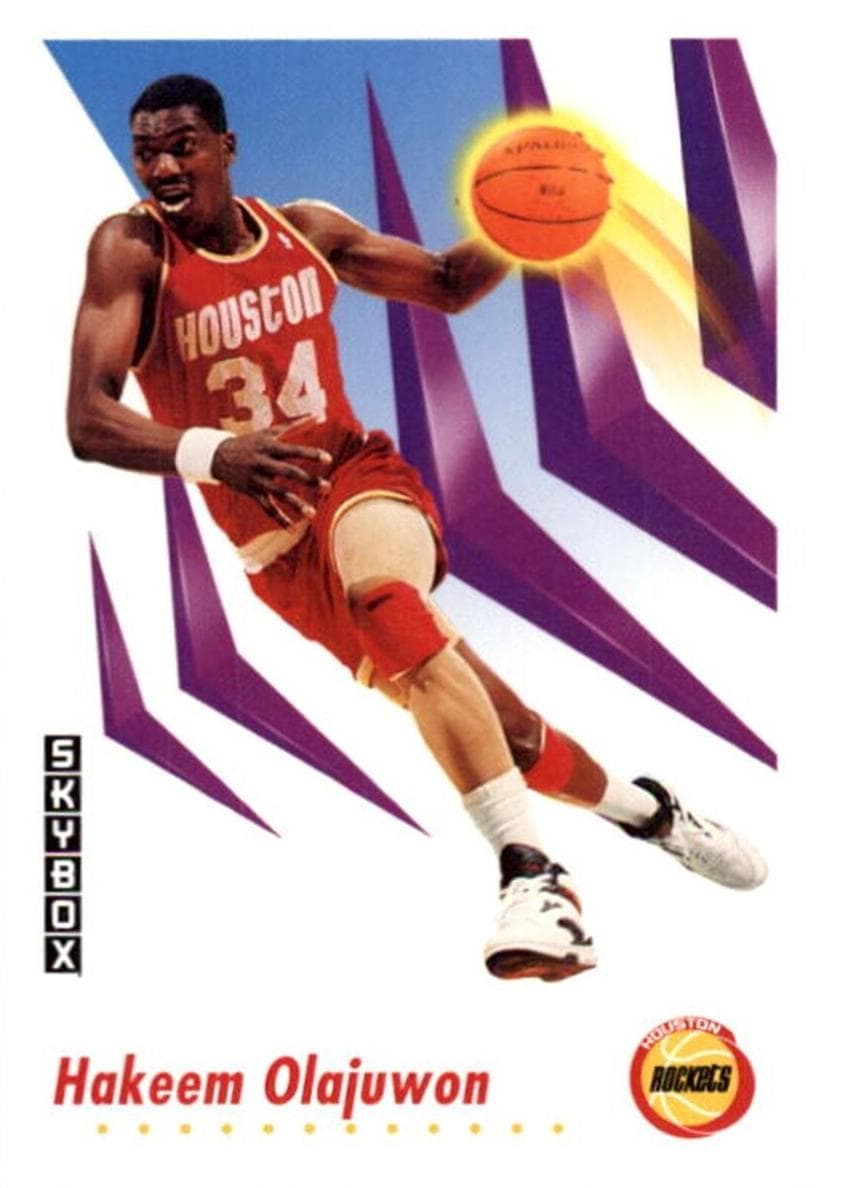 Hakeem Olajuwon 1991 fleer SkyBox