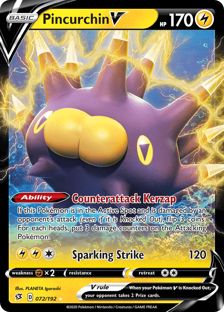 Pincurchin V 2020 Pokemon