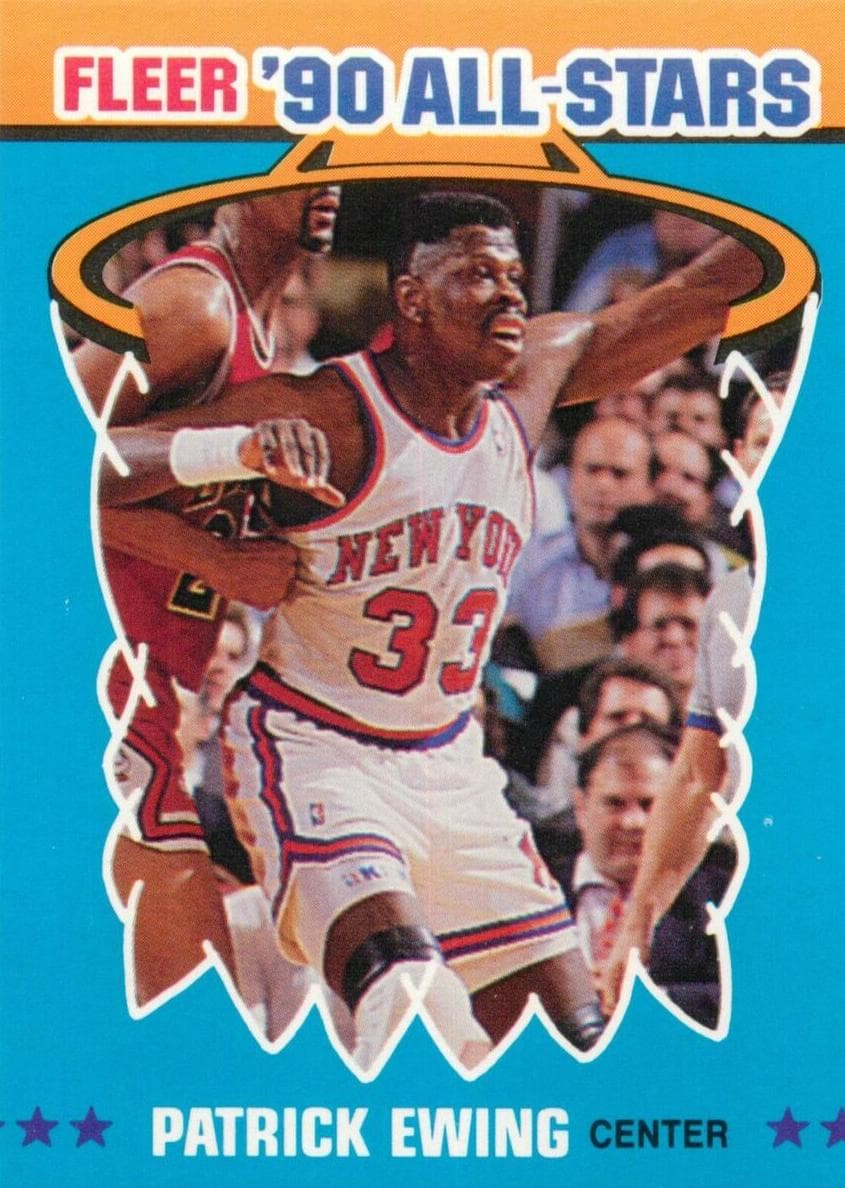Patrick Ewing 1990 fleer Fleer