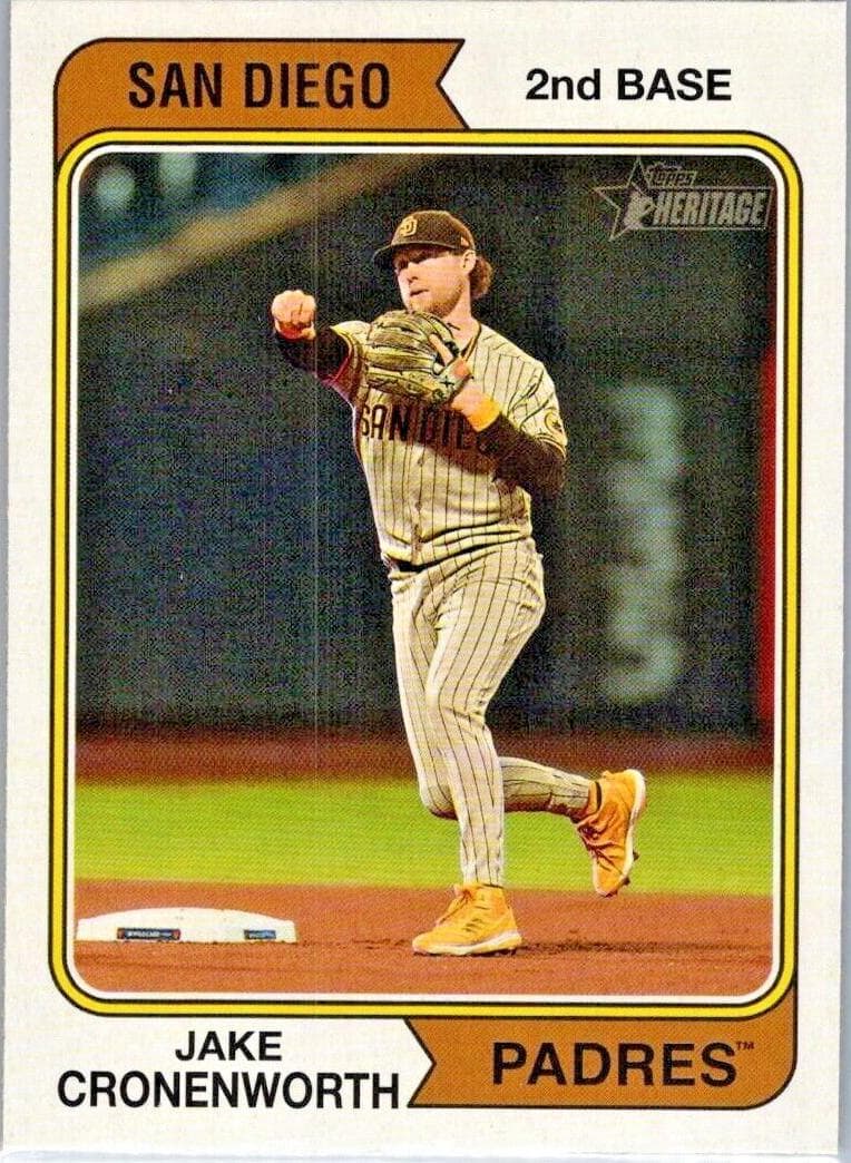 Jake Cronenworth 2023 topps Topps Heritage