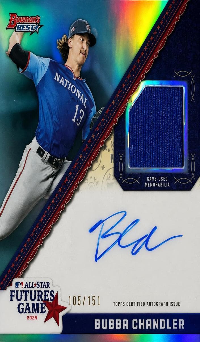 Bubba Chandler 2024 bowman Bowman's Best