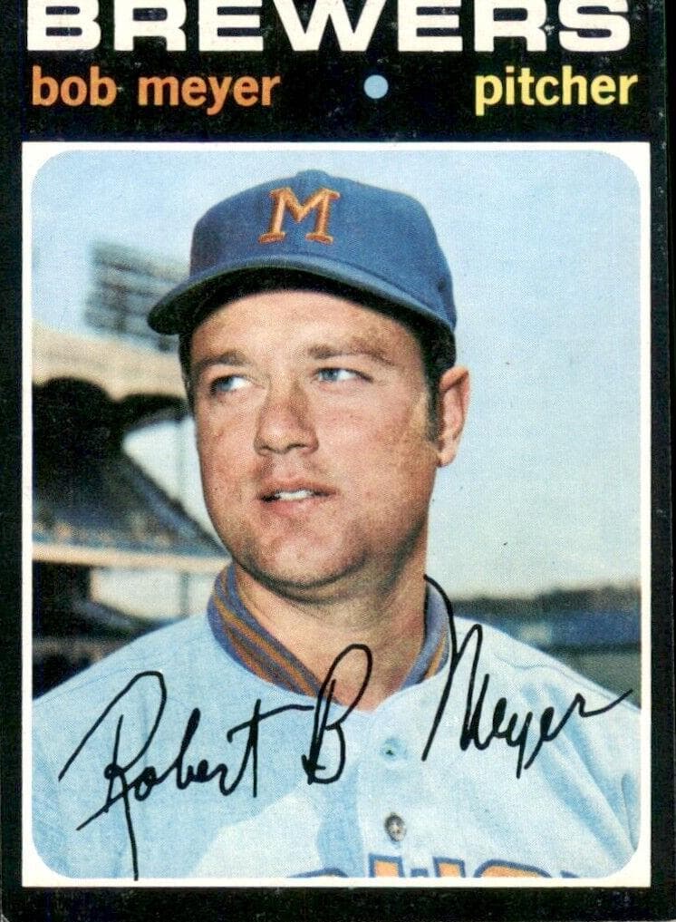 Bob Meyer 1971 topps Topps