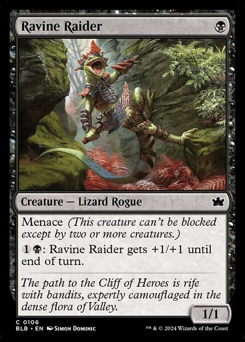 Ravine Raider 2024 Magic: The Gathering Bloomburrow