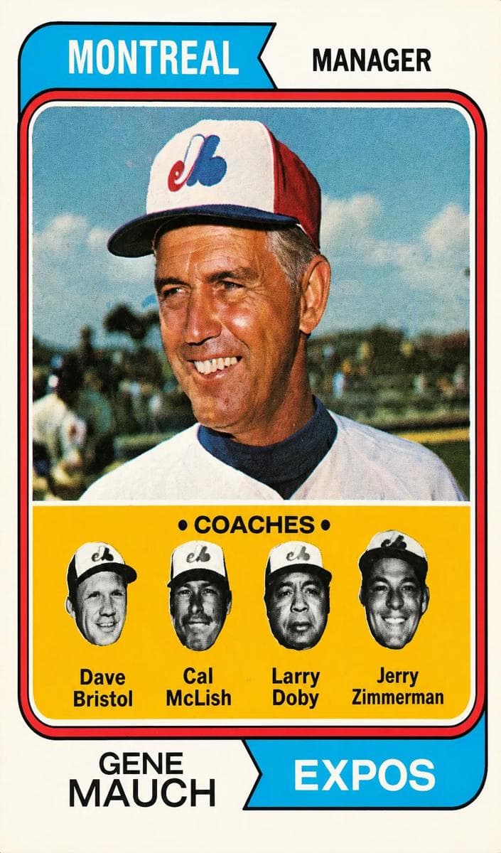 Expos Field Leaders (Gene Mauch / Dave Bristol / Larry Doby / Cal McLish / Jerry Zimmerman) #531