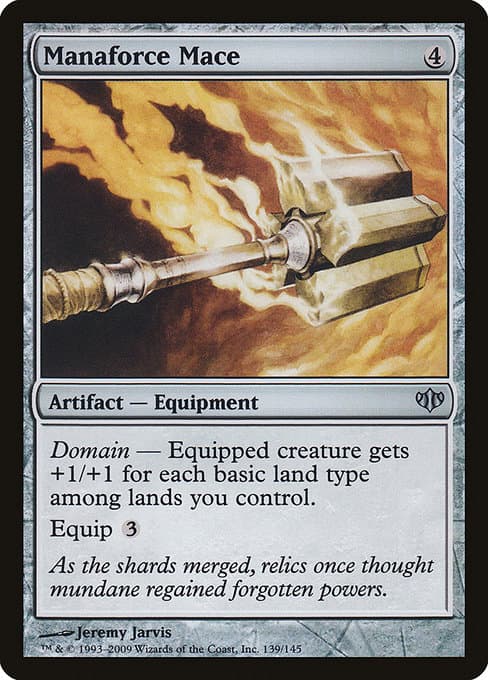 Manaforce Mace 2009 Magic: The Gathering Conflux Foil