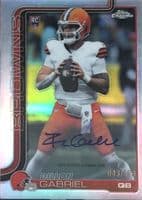 Dillon Gabriel 2025 topps Topps Chrome Rookie Autographs - Pink Refractor