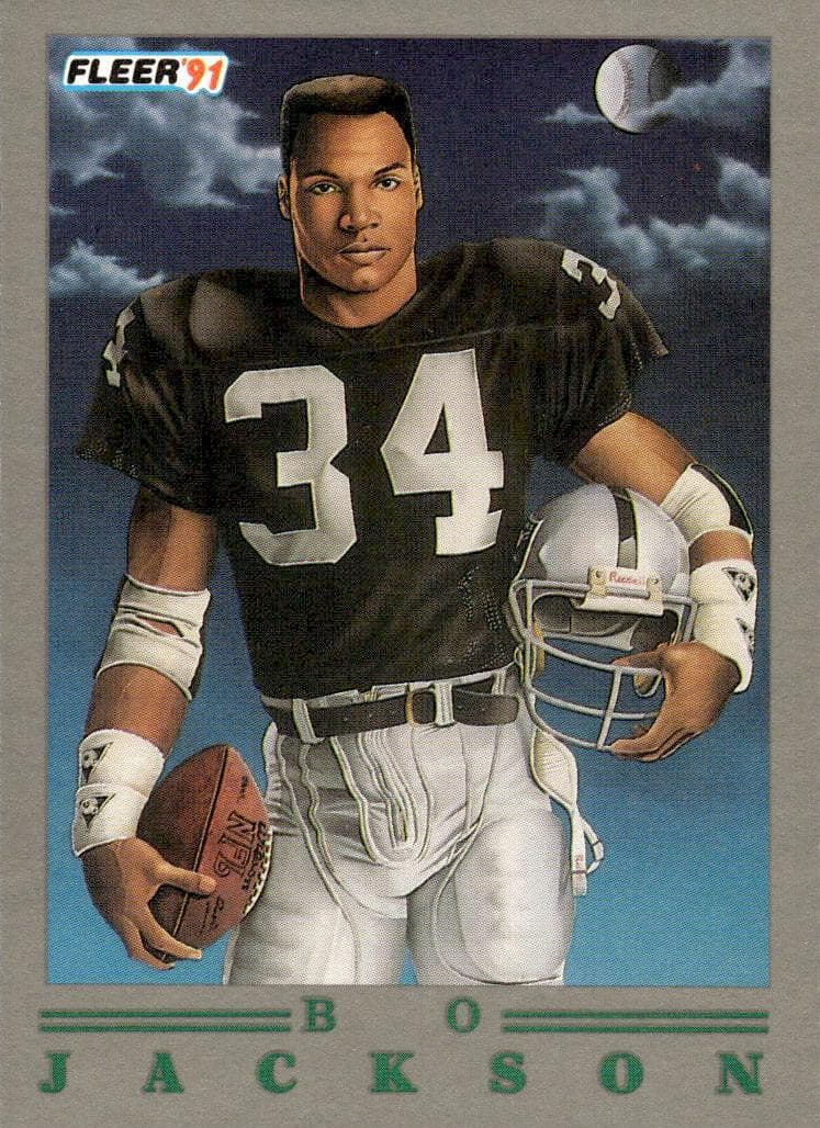 Bo Jackson 1991 fleer