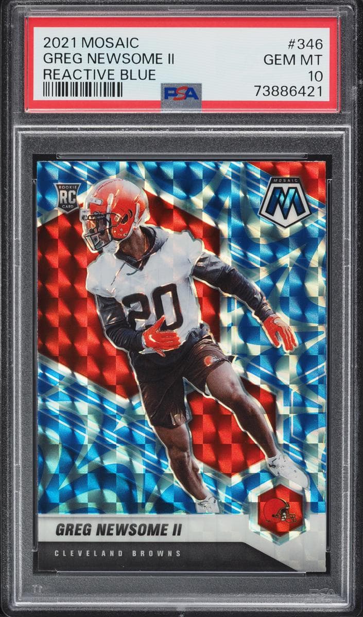 Greg Newsome II 2021 panini Panini Mosaic