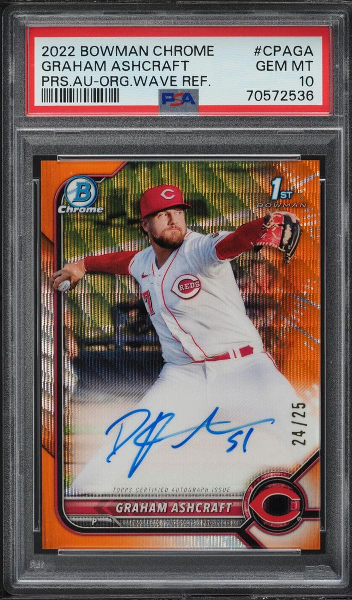 Graham Ashcraft 2022 bowman Bowman Chrome
