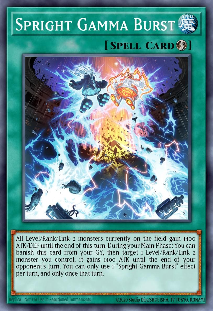 Spright Gamma Burst 2022 Yu-Gi-Oh! Power Of The Elements