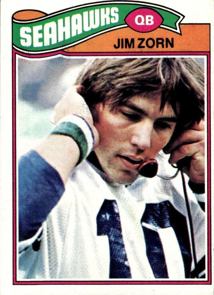 Jim Zorn 1977 topps Topps