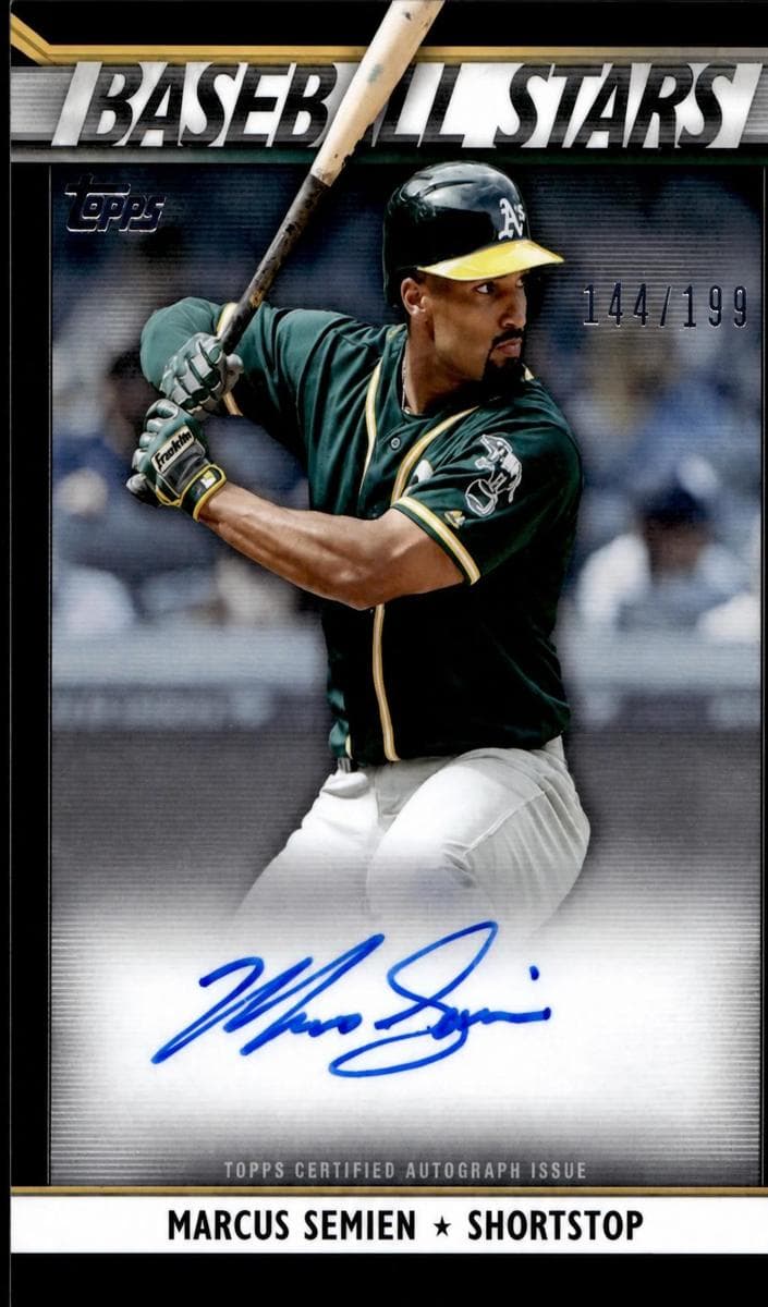 Marcus Semien 2020 topps Topps Update