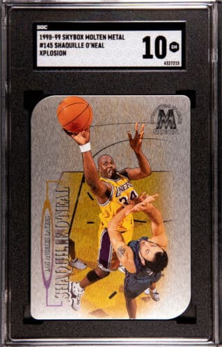 Shaquille O'Neal 1998 skybox Molten Metal