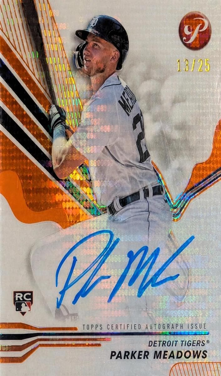 Parker Meadows 2024 topps Topps Pristine