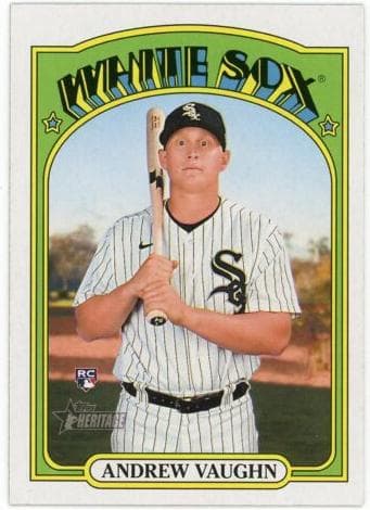 Andrew Vaughn 2021 topps Topps Heritage