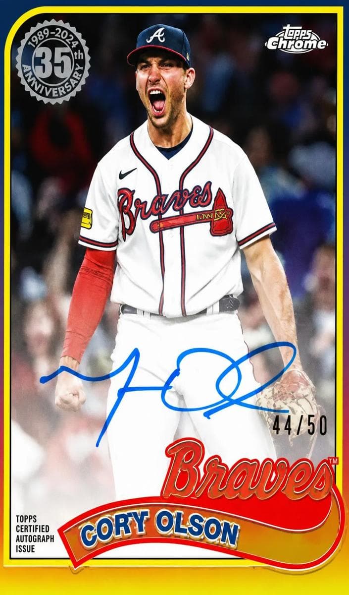 Matt Olson 2024 topps Topps Chrome