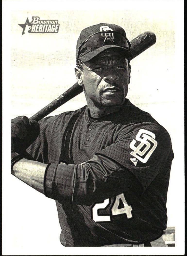 Rickey Henderson 2001 bowman Bowman Heritage