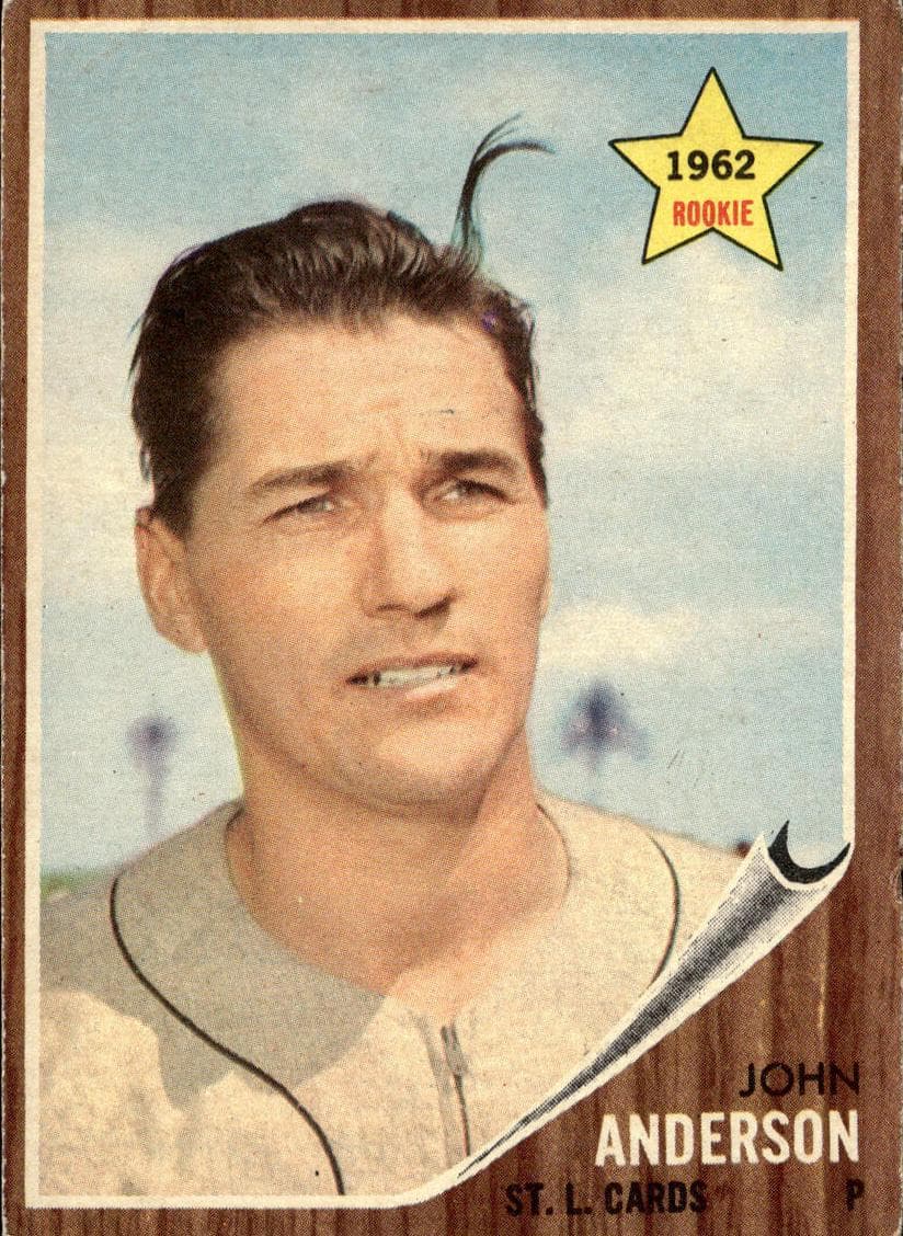John Anderson 1962 topps Topps