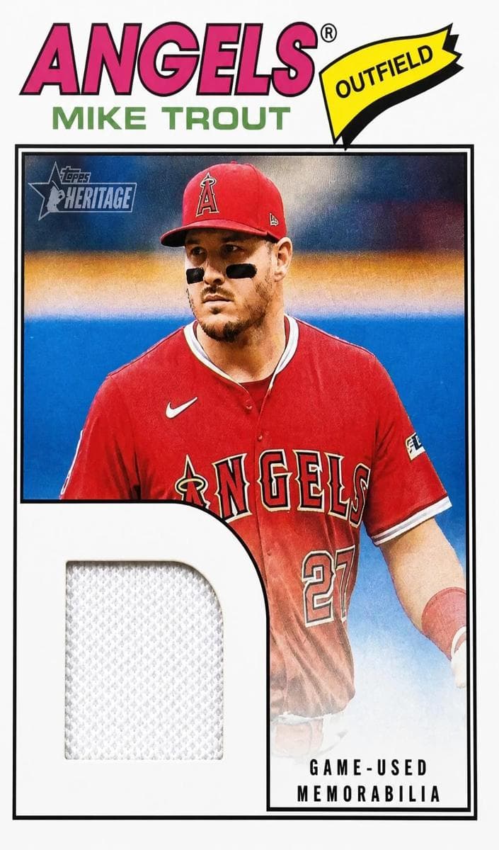Mike Trout 2026 topps Topps Heritage