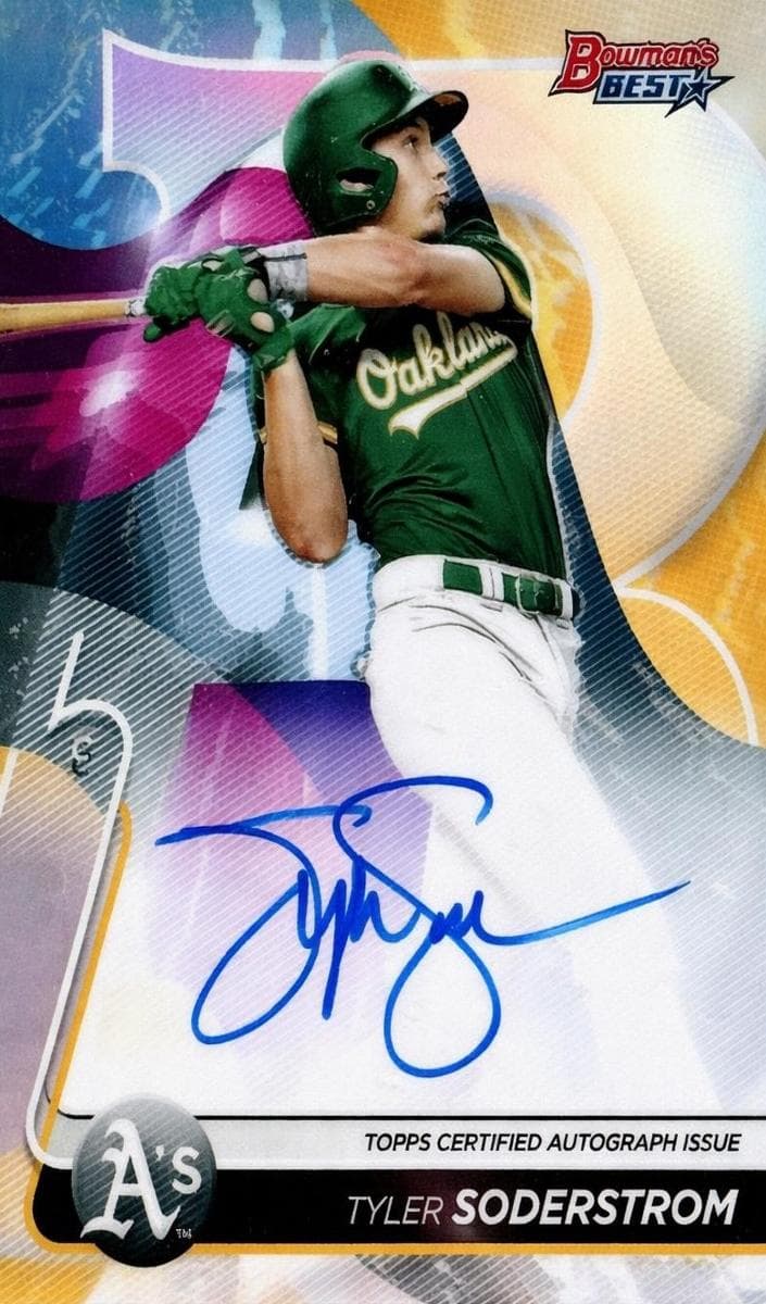 Tyler Soderstrom 2020 bowman Bowman's Best