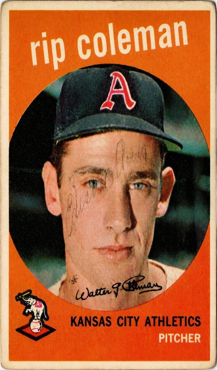Rip Coleman 1959 topps Topps Venezuelan