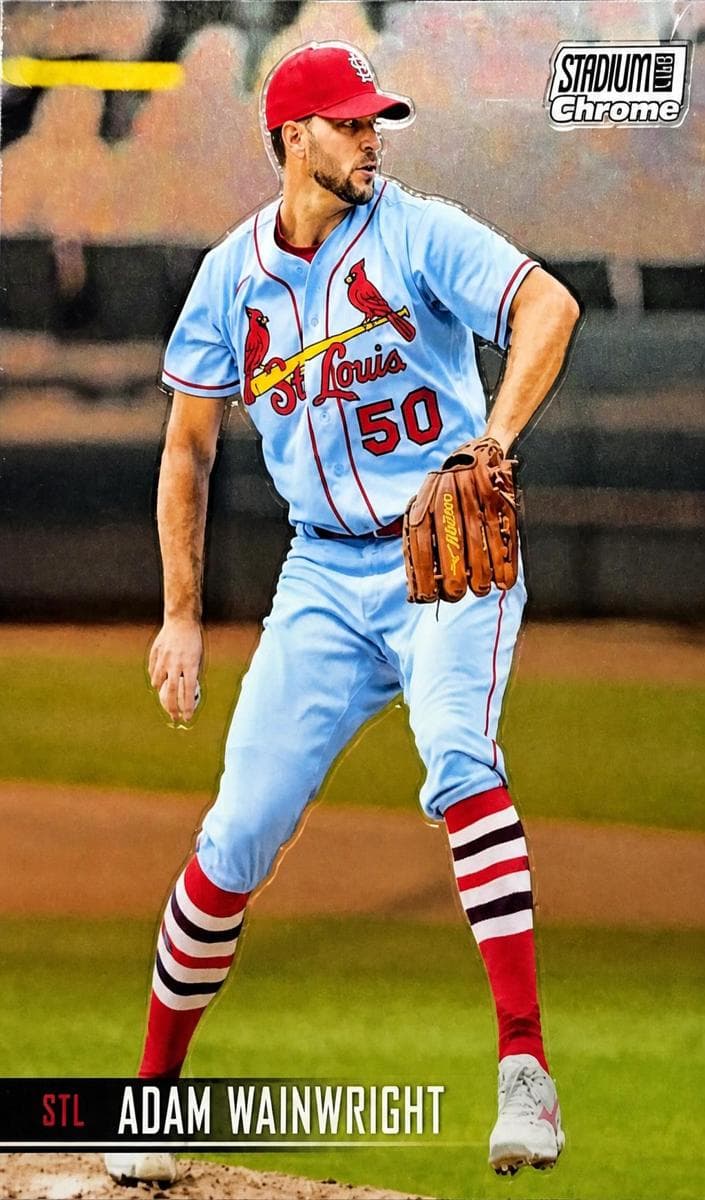 Adam Wainwright 2021 unknown Stadium Club Chrome