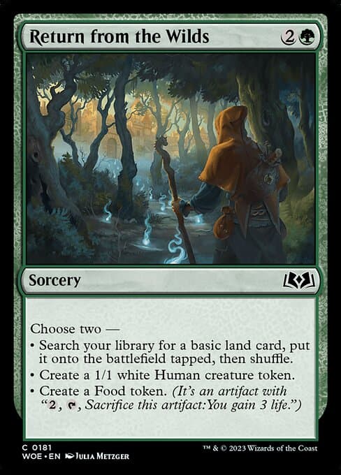 Return from the Wilds 2023 Magic: The Gathering Wilds of Eldraine