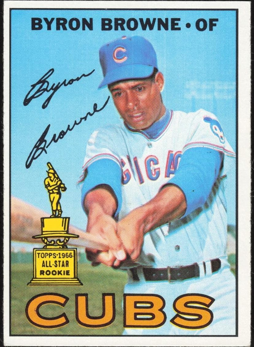 Byron Browne 1967 topps Topps