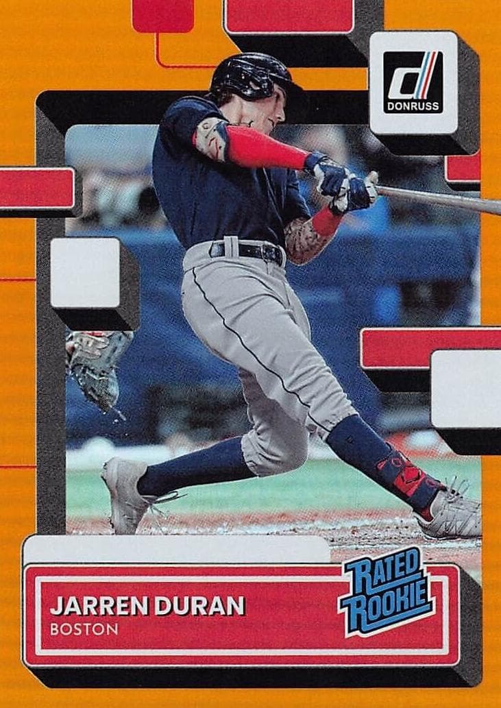 Jarren Duran 2022 panini Donruss