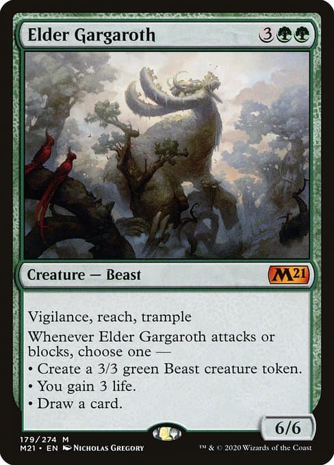 Elder Gargaroth 2025 Magic: The Gathering Aetherdrift Commander