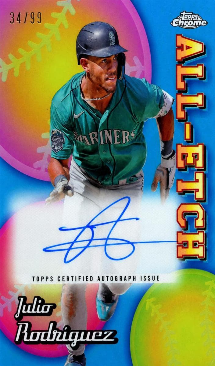 Julio Rodriguez 2024 topps Topps Chrome