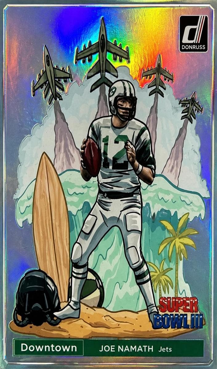 Joe Namath 2023 panini Panini Donruss