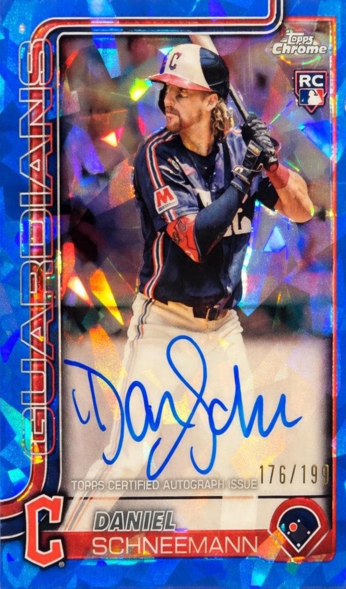Daniel Schneemann 2025 topps Topps Chrome Update Sapphire