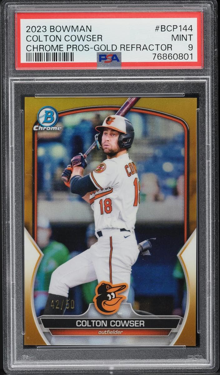 Colton Cowser 2023 bowman Bowman