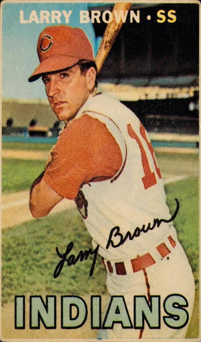 Larry Brown 1967 topps Topps Venezuelan