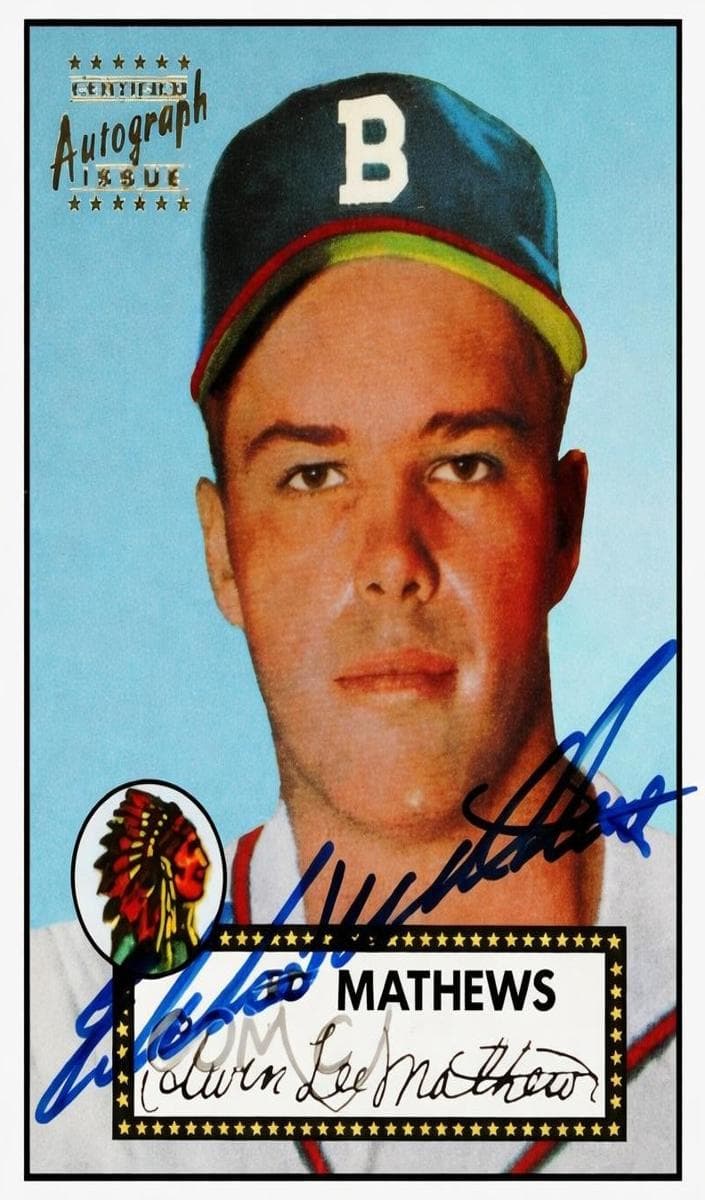 Ed Mathews 1997 topps Topps Stars